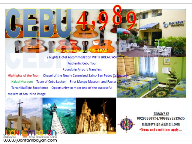 Cebu city tour package 