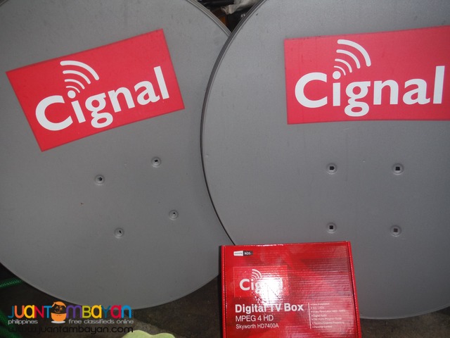 cignal ultimate hd postpaid and prepaid satellite kit
