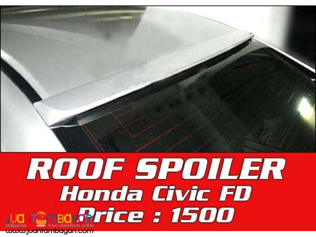 Roof Spoiler for Hond Civic FD