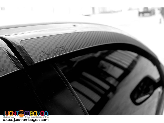 Carbon Rain Guard Window Visor for Toyota Vios 2008-2012