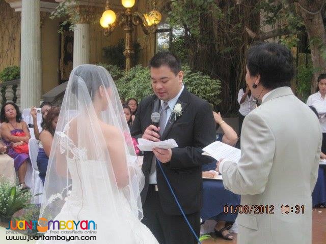 WEDDING OFFICIANT for CIVIL, CHRISTIAN, MUSLIM, CATHOLIC