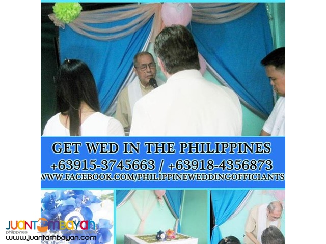 WEDDING OFFICIANT for CIVIL, CHRISTIAN, MUSLIM, CATHOLIC