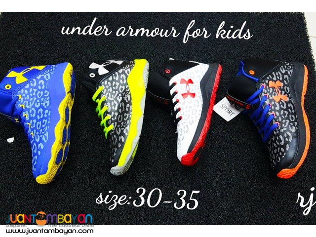 UNDER ARMOUR SHOES FOR KIDS