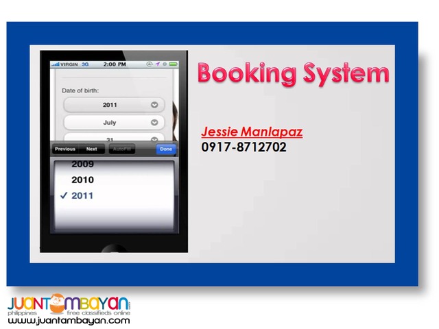 DO YOU WANT A BOOKING SYSTEM?