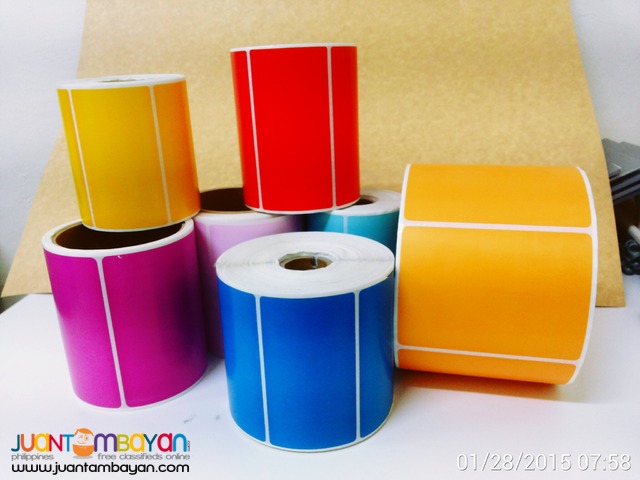 Colored Satin Labels and Barcode Stickers for All Barcode Printers Colored Satin Labels and Barcode Stickers for All Barcode Printers