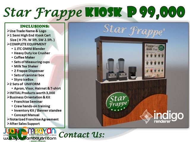 frappe food cart franchise 99K only