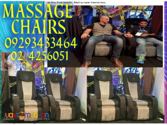 4 Massage Chairs for Father's Day Event