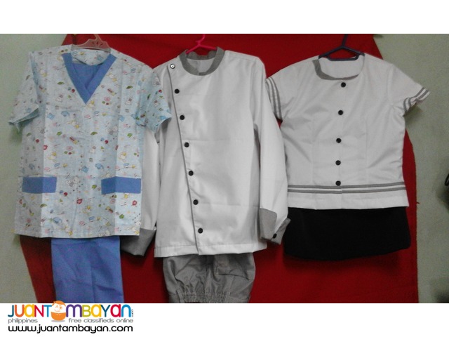 MTO uniforms aprons etc