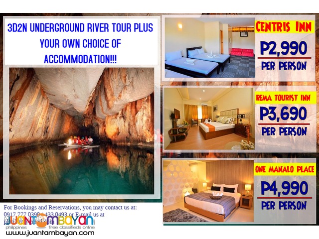 3D2N UNDERGROUND RIVER TOUR