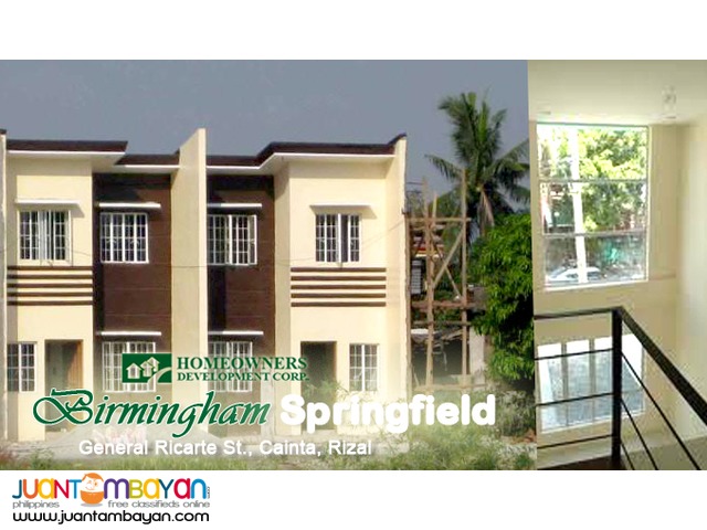 RFO house and lot at Birmingham Place 3 Brookside Cainta Rizal