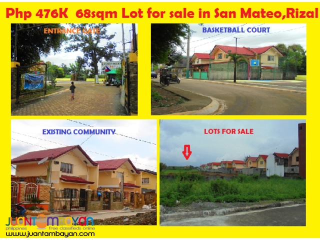 Lots for sale Bankers Village Guitnangbayan San Mateo Rizal