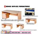 Rectangle Office Desk + Office Partition +