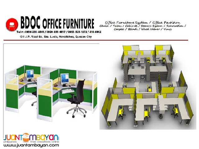 Call Center Type * Cubicles * Workstation > Office Partition 