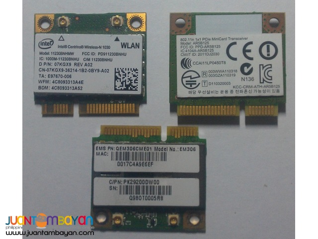 802.11n Half Mini PCI-e WiFi Cards for Laptop/Netbook 802.11n Half Mini PCI-e WiFi Cards for Laptop/Netbook
