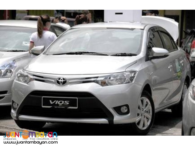 toyota vios silver for rent