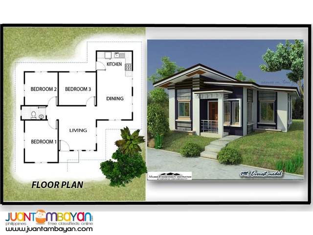 model house to be constructed on your own lot 