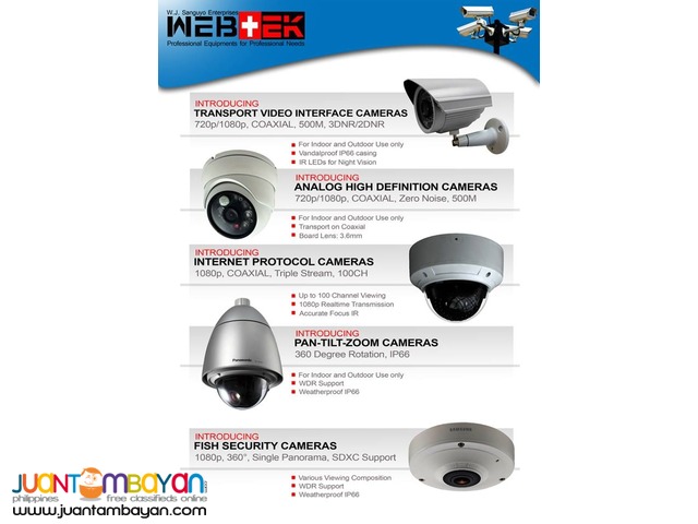 CCTV AVTECH 4CHANNEL 1080P AHD DVR, 2MP AHD CAMERA