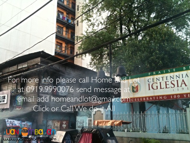 Lot For Sale in U Belt Near Legarda, Manila NCR 