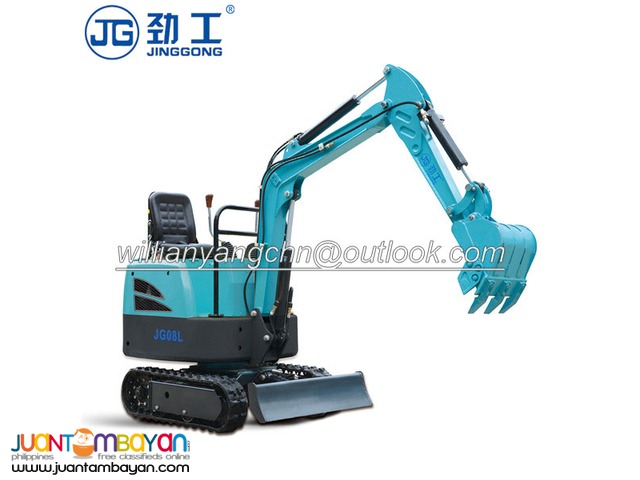 0.8 tons rubber crawler excavator for sale with amazed price!