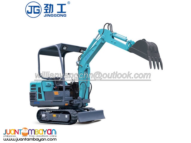 0.9 tons mini rubber crawler excavator, for Orchard ditching!