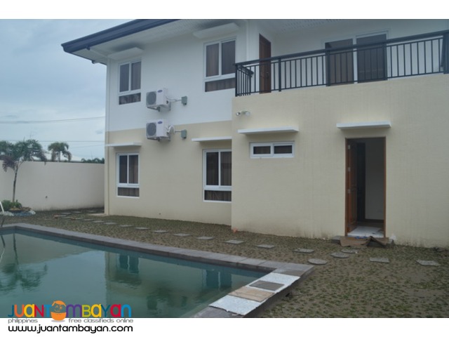 For Sale Brand New Two Storey with Pool at Angeles City..