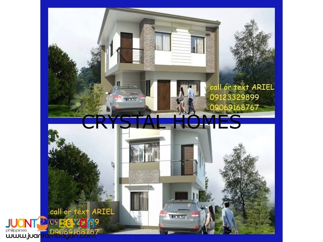 Residential Low DP Townhouses at Crystal Homes Near QC & Marikina