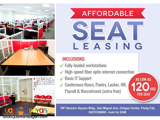 Seat Lease or Seat Leasing for BPO Seat Lease or Seat Leasing for BPO