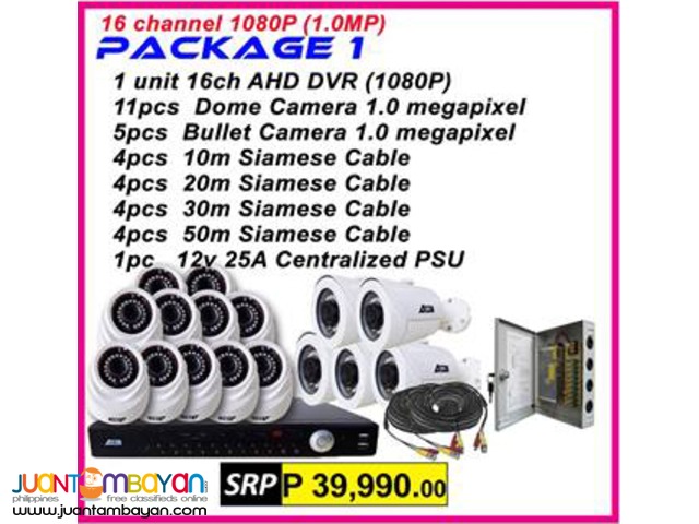 Korea CCTV 16Channel AHD 720P Package Korea CCTV 16Channel AHD 720P Package