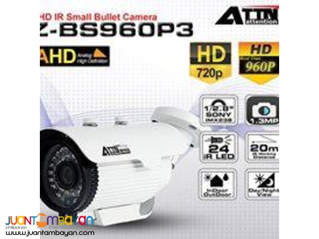 AHD Z-BS960P3 Small Bullet Camera AHD Z-BS960P3 Small Bullet Camera