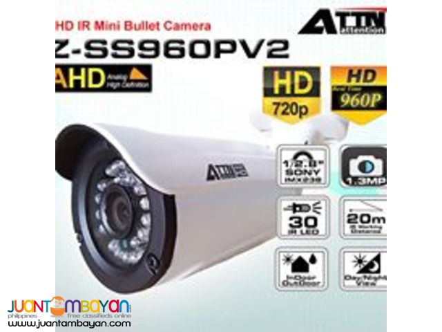 Z-SS960PV2 AHD Mini Bullet Camera Z-SS960PV2 AHD Mini Bullet Camera