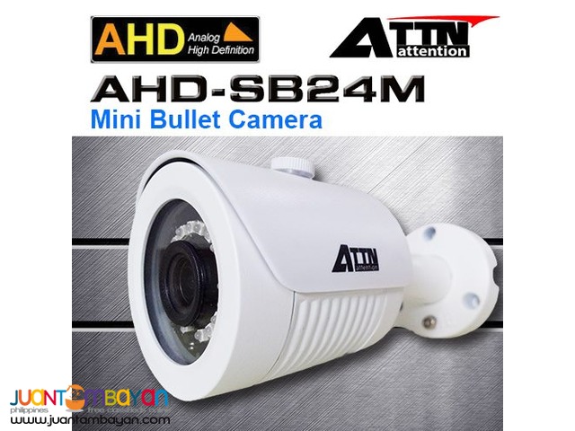 AHD-SB24M (2.4MegaPixel) Small Bullet Camera AHD-SB24M (2.4MegaPixel) Small Bullet Camera