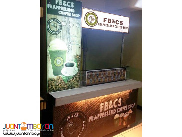 foodcart franchising, fb&cs frappeblend coffee shop