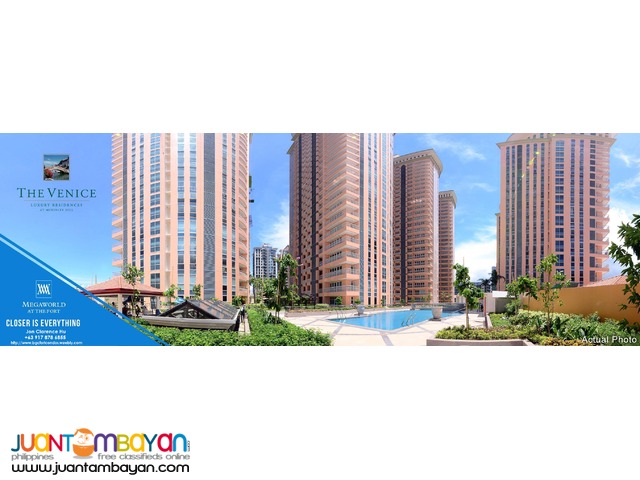 The Venice Residences Condo McKinley Hill Taguig for Sale