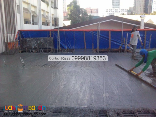 Concrete Placing & Concrete Finishing Services