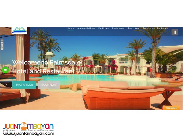 Hotel and Resto Website with booking & ordering for only 15k Hotel and Resto Website with booking & ordering for only 15k