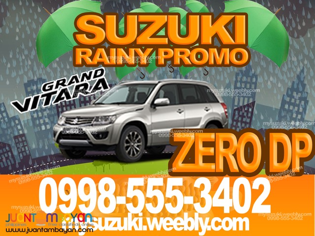 ZERO DP Suzuki Grand Vitara AT 2016 SUV Promo Doctor OFW July Rainy