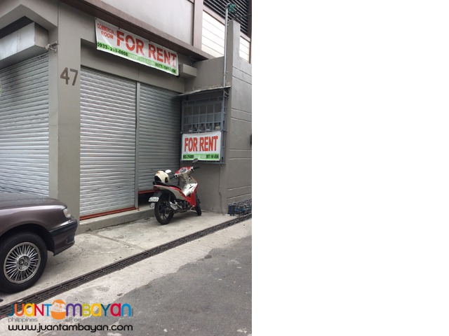Commercial space for rent near cubao and katipunan.