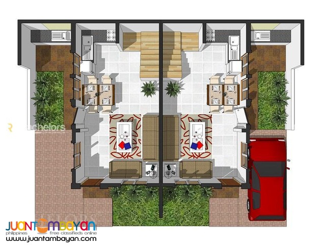 2-Storey Single Duplex House for sale as low as P20,969 mo amort