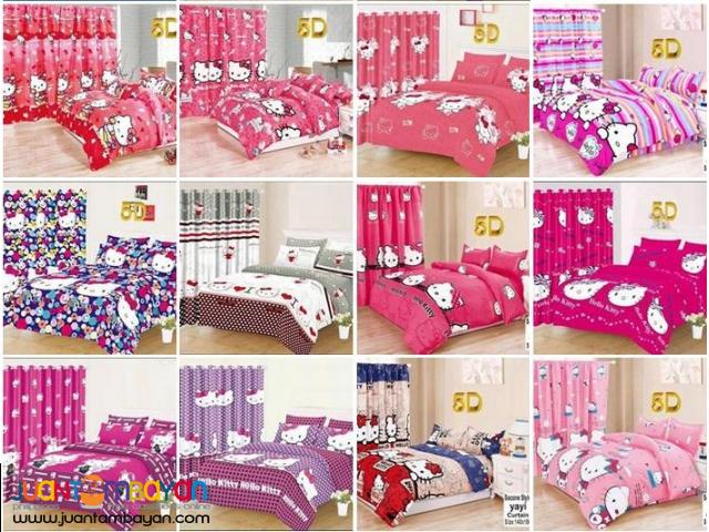Shop : HELLO KITTY QUEEN SIZE BEDSHEET BED SHEET 45in 1 