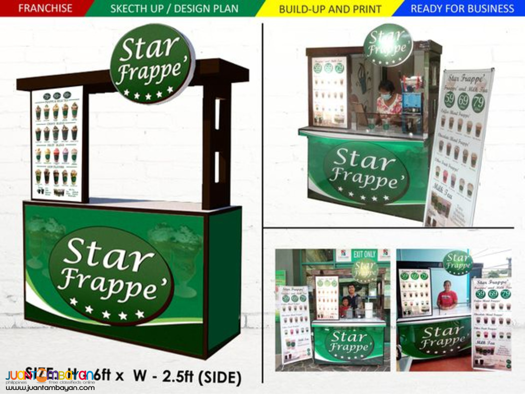 STAR FRAPPE FOOD CART FRANCHISE PHP179,000 ONLY