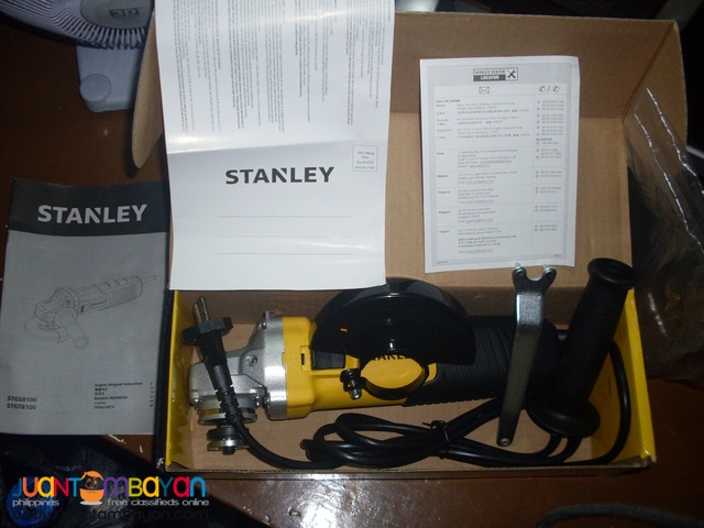 Stanley Angle Grinder STGS8100 850 Watts Brand New
