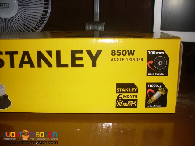 Stanley Angle Grinder STGS8100 850 Watts Brand New