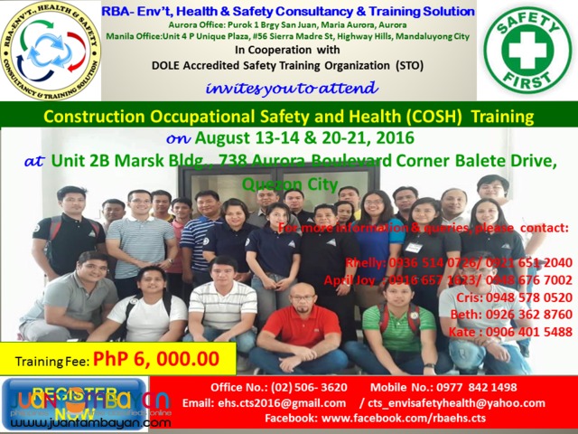 Construction Occupational Safety and Health (COSH) Training