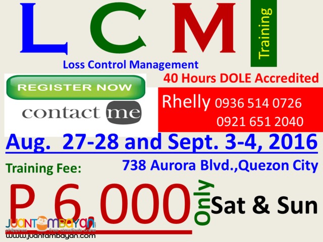 LCM Training LCM Training