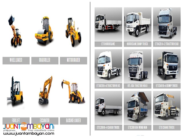 Foton Trucks and Heavy Equipments