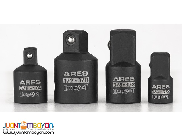 Ares 4-piece Impact Socket Adapter and Reducer Set
