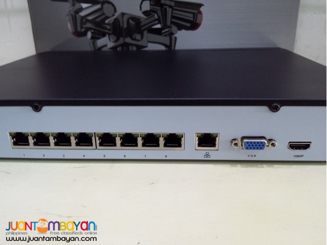 8Channel Network Video Recorder with Built-in PoE