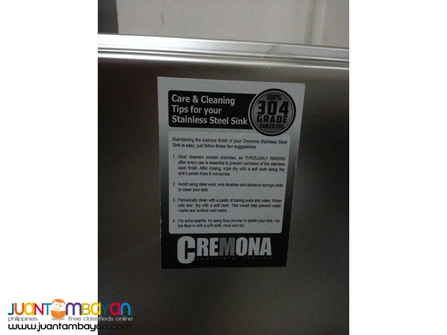 Cremona Italian Kitchen Sink (New)