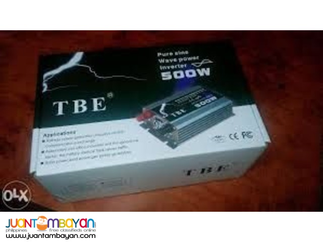 TBE Pure Sine Wave Inverter 500W 12V to 220V