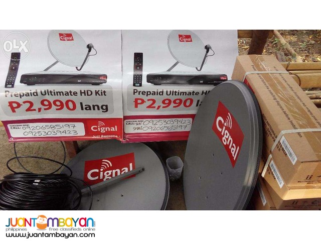 CIGNAL: GET FREE ONE MONTH SERVICE FEE AND WAIVED ACTIVATION FEE
